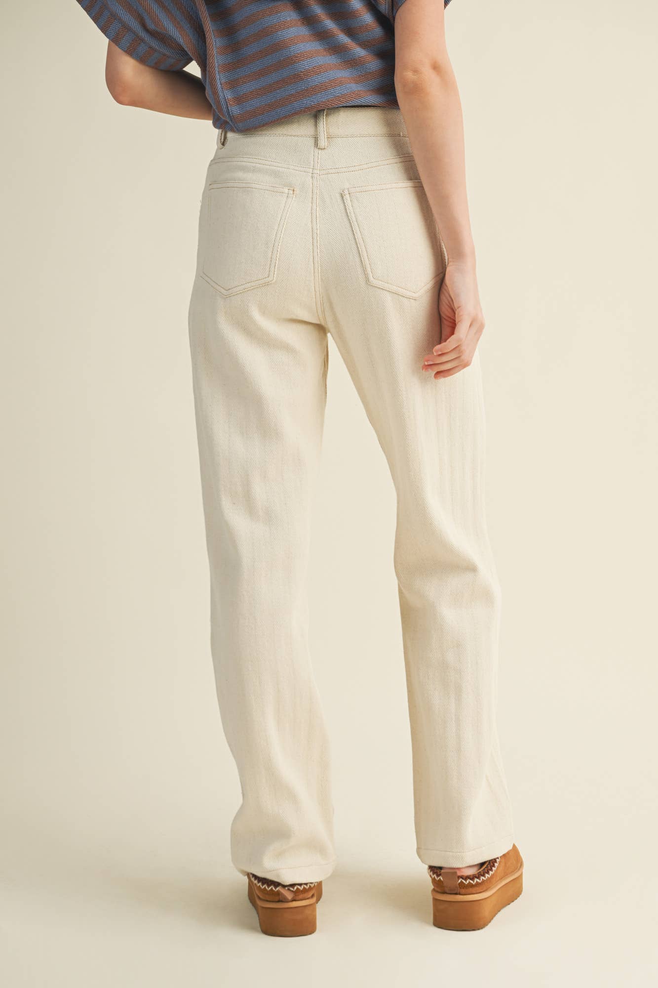 MUSTARD SEED STRAIGHT LEG PANTS