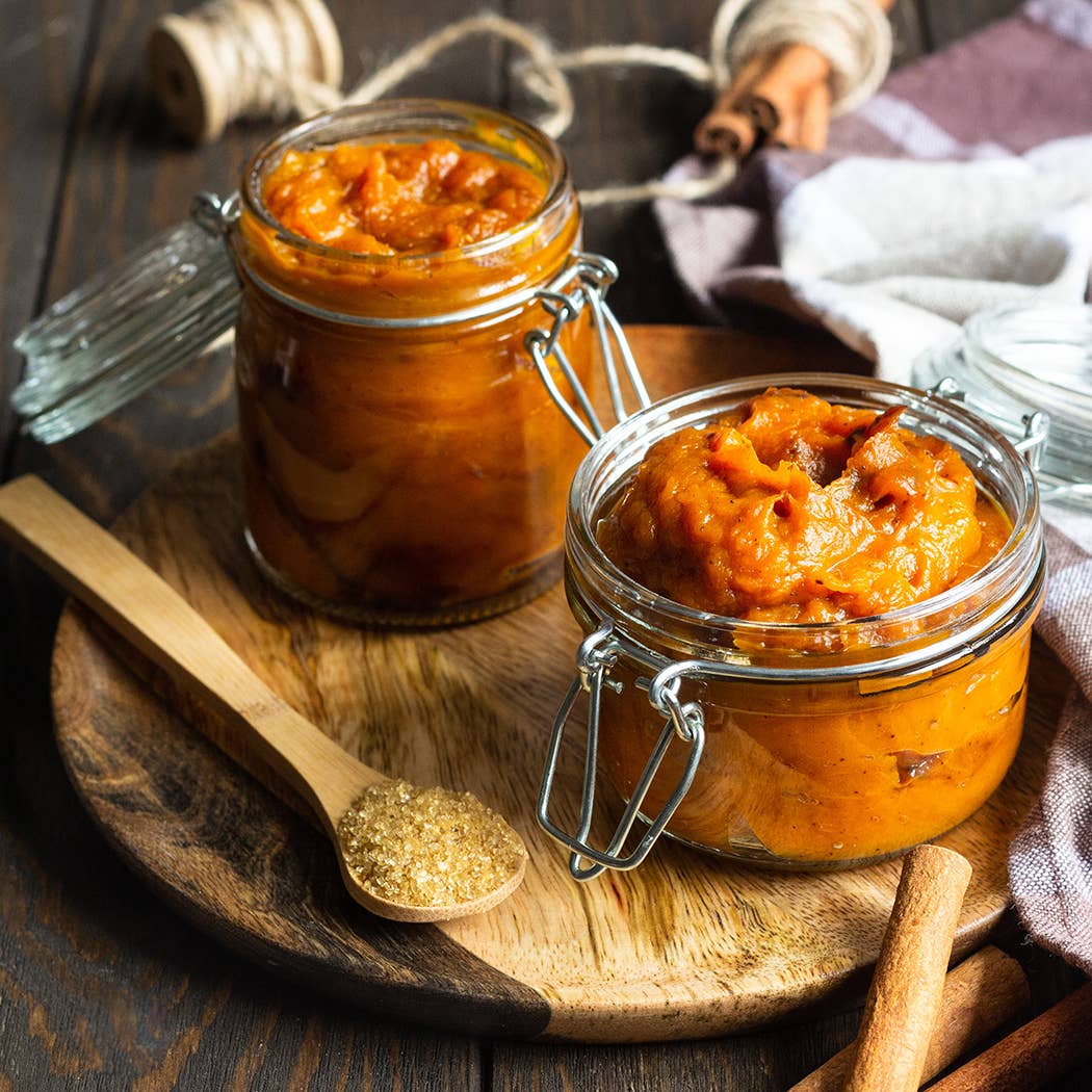 16 oz Butter Jar Fall Candle: Brown Butter Pumpkin