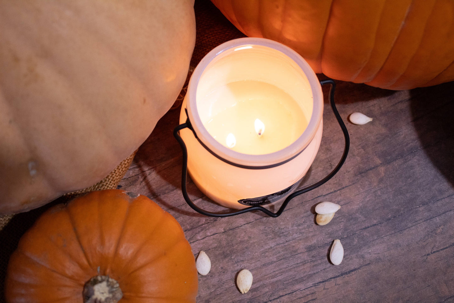 16 oz Butter Jar Fall Candle: Brown Butter Pumpkin