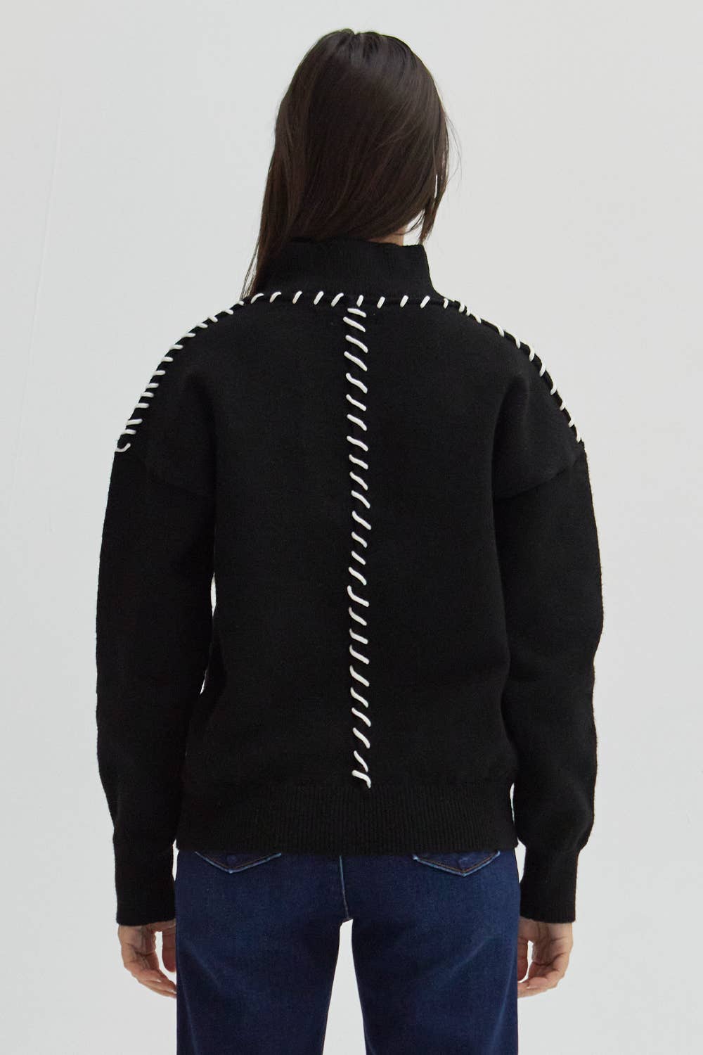 Rowan Contrast Stitch Sweater By Crescent