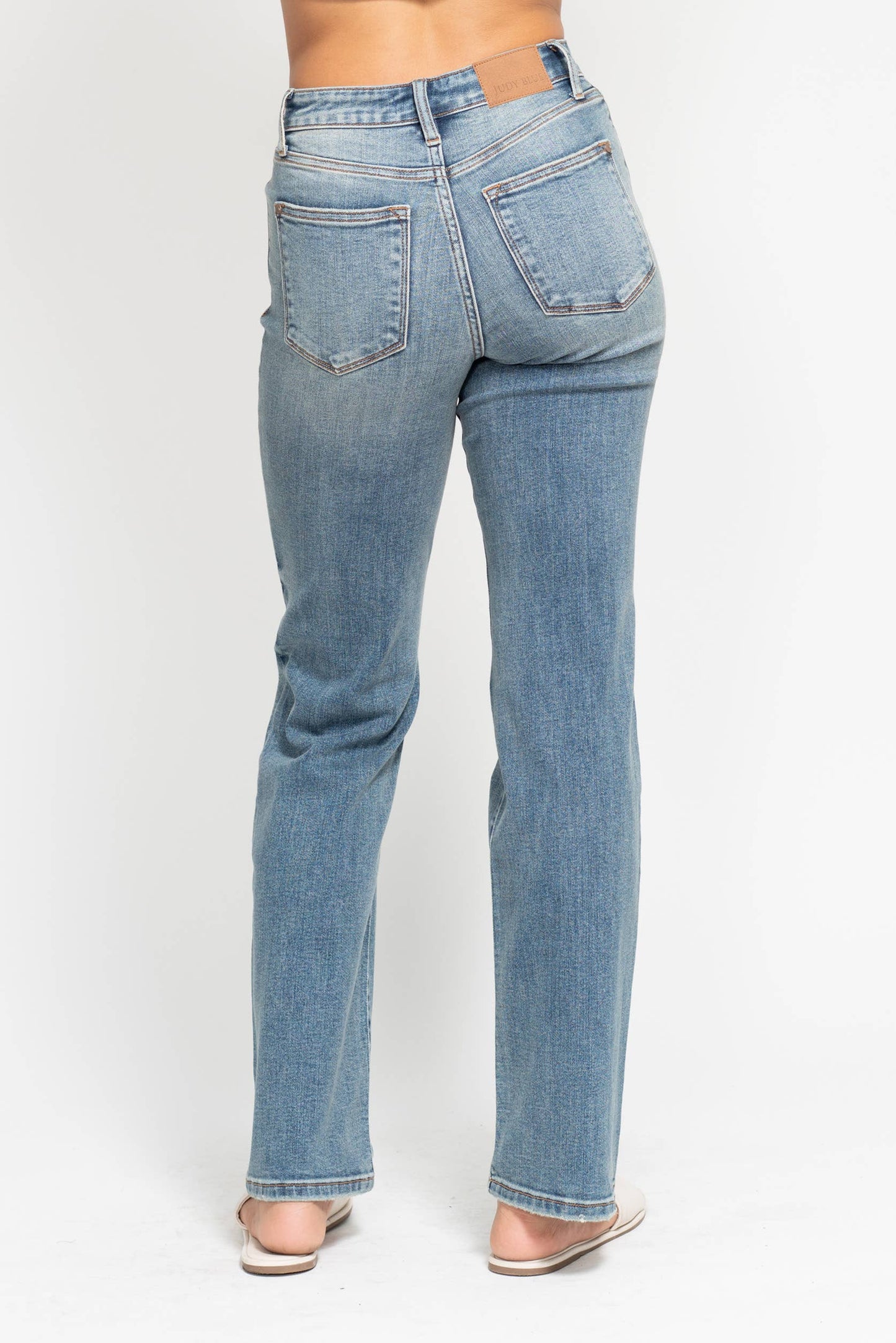 Judy Blue High Waisted Dad Straight Jean