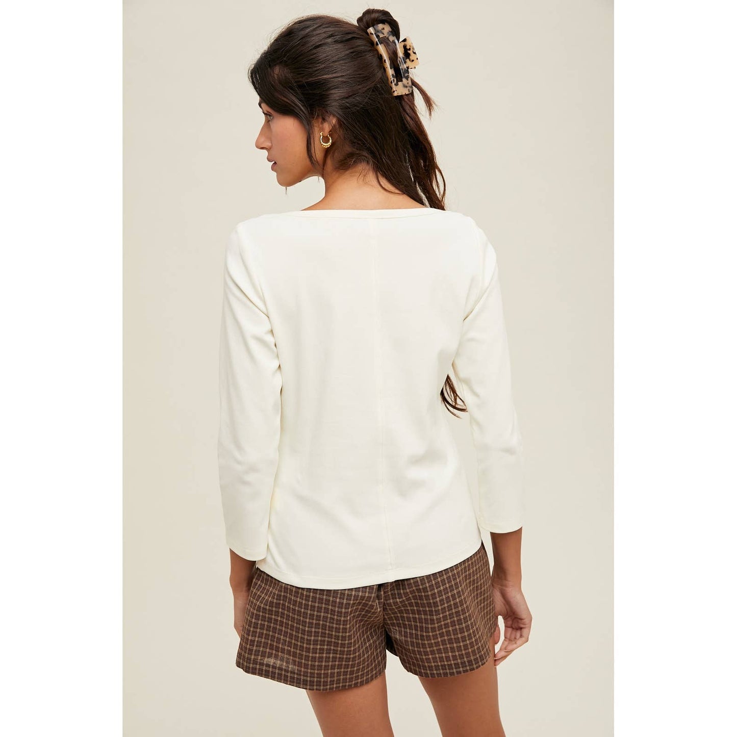 BOAT NECK KNIT TOP