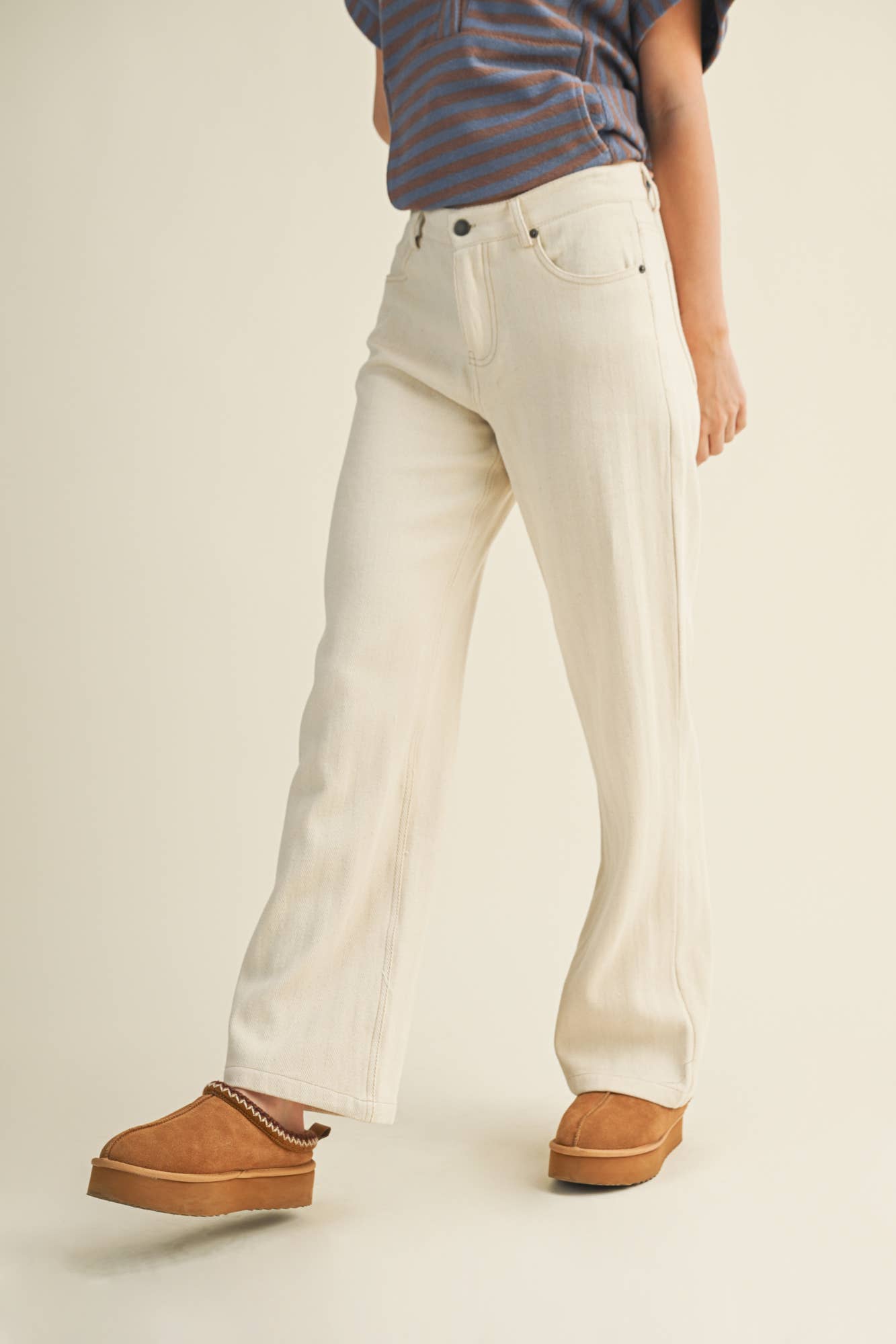 MUSTARD SEED STRAIGHT LEG PANTS