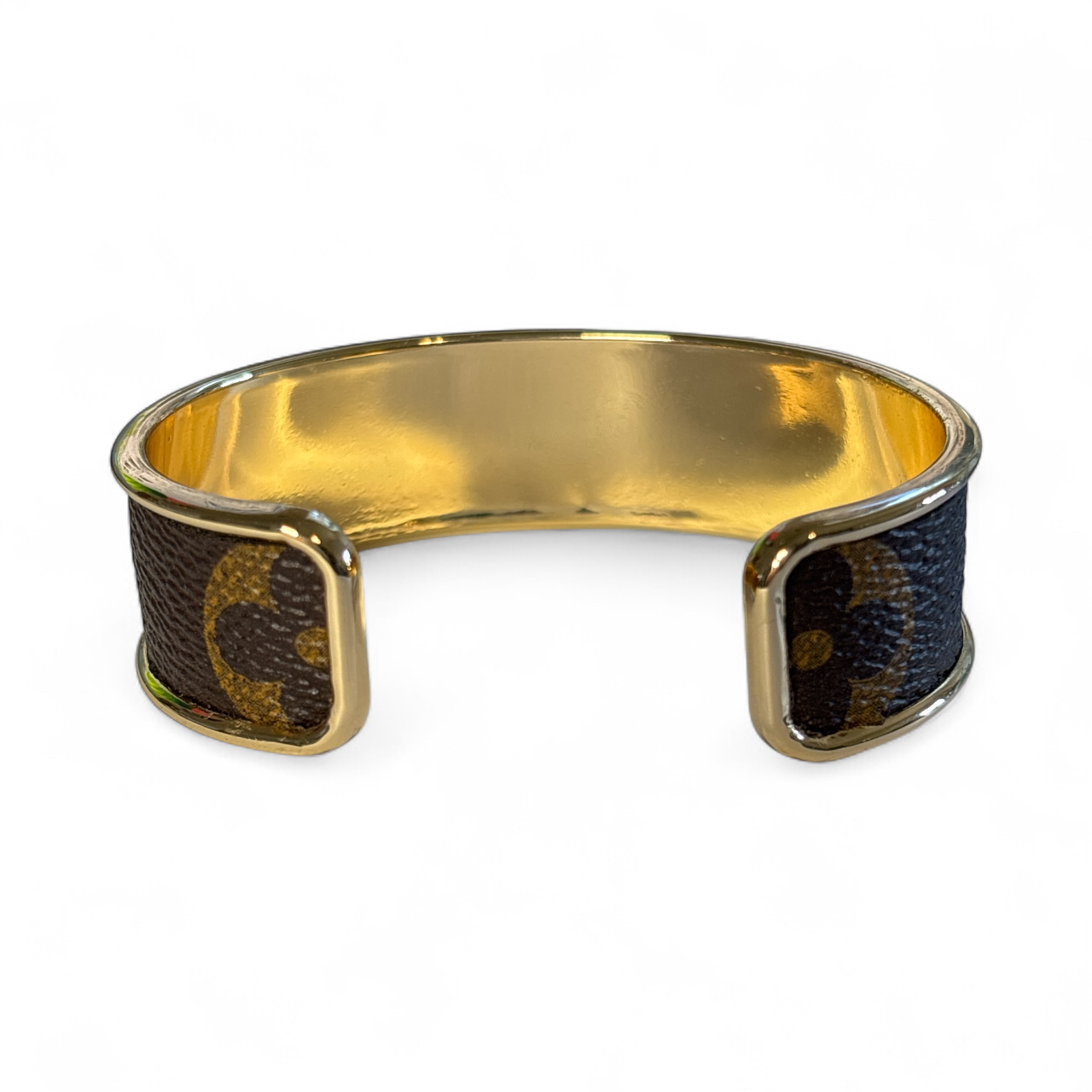 LV Gold Trim Cuff Bracelet