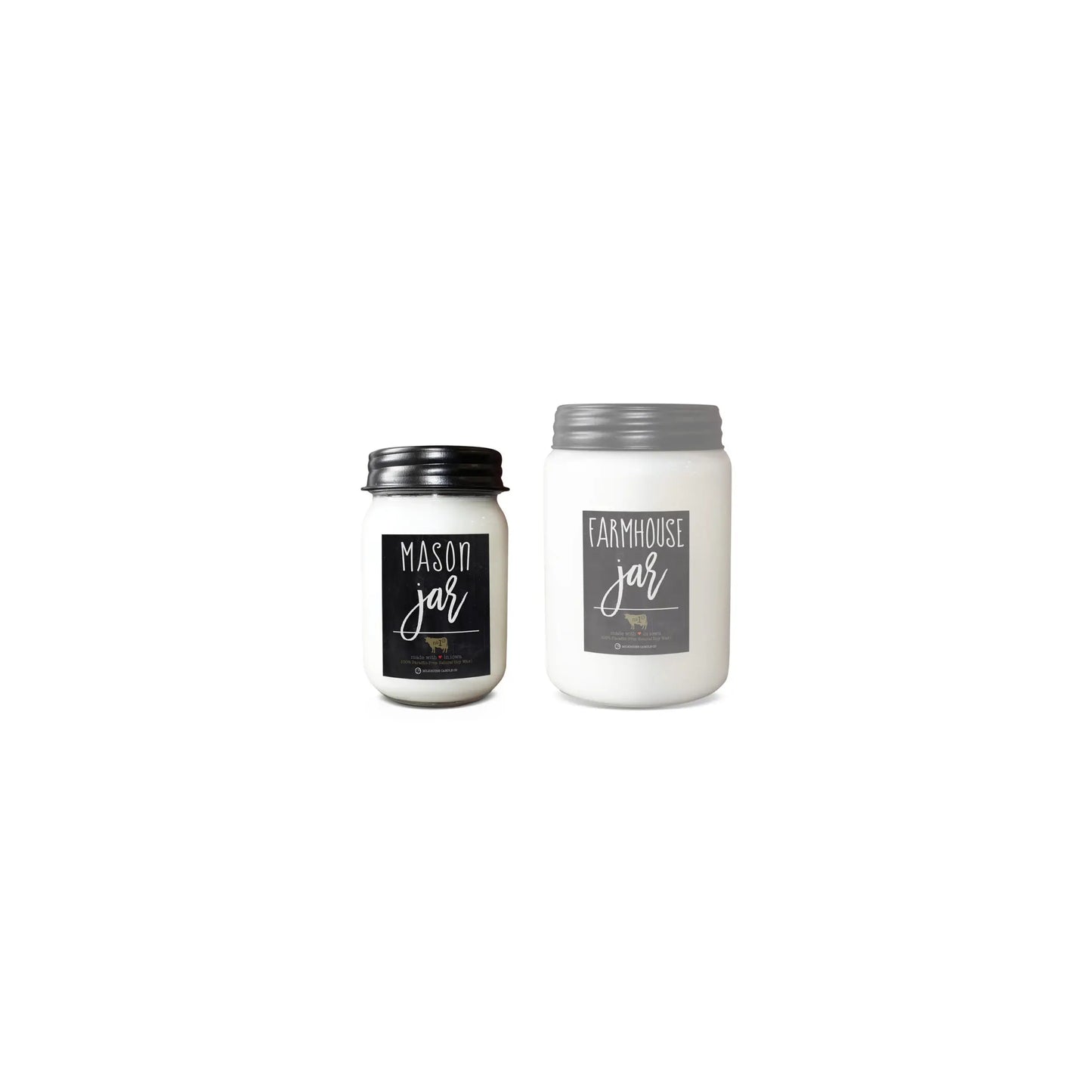 13 oz Mason Jar Fall Candle: White Pumpkin