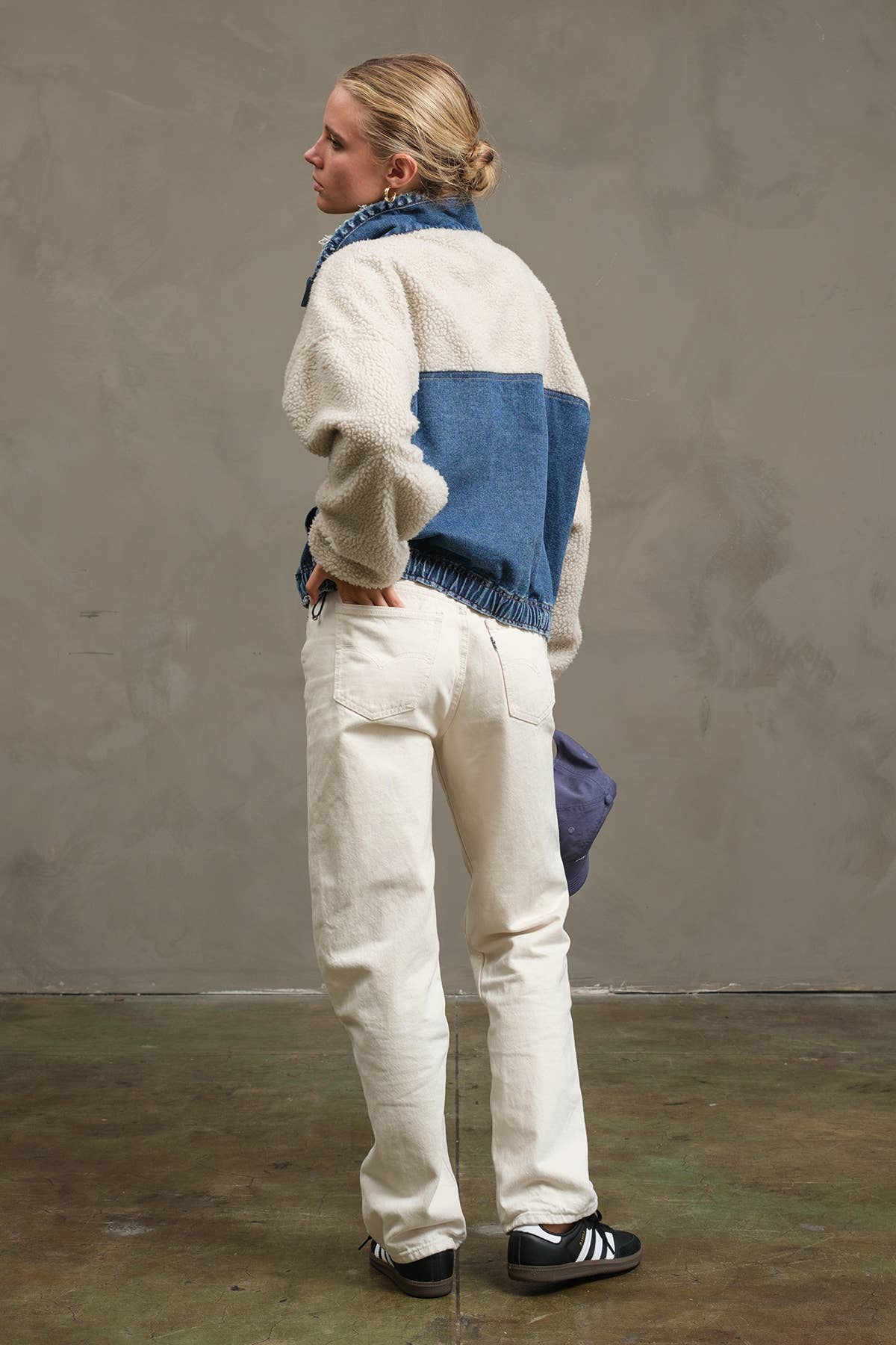 Teddy Denim Snap-Up Jacket By Raisonnel