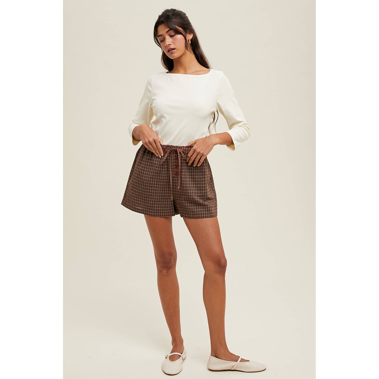 BOAT NECK KNIT TOP