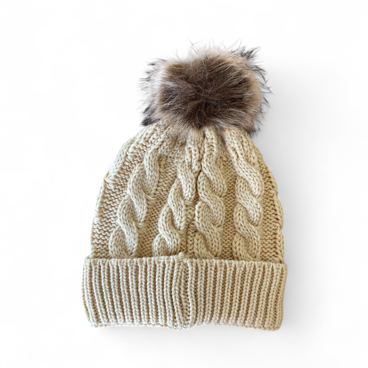 LV Beige Beanie