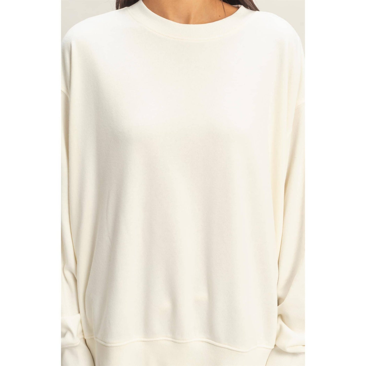 Mineral Washed Crew Neck Sweatshirt