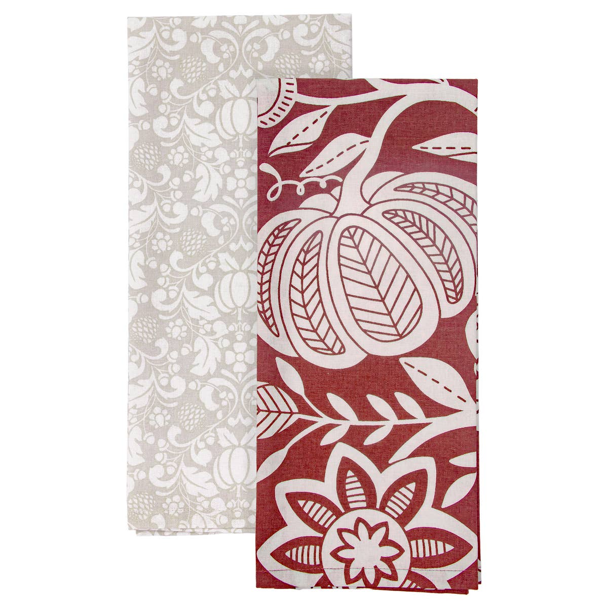 Francis Cotton Tea Towels S/2 Fall