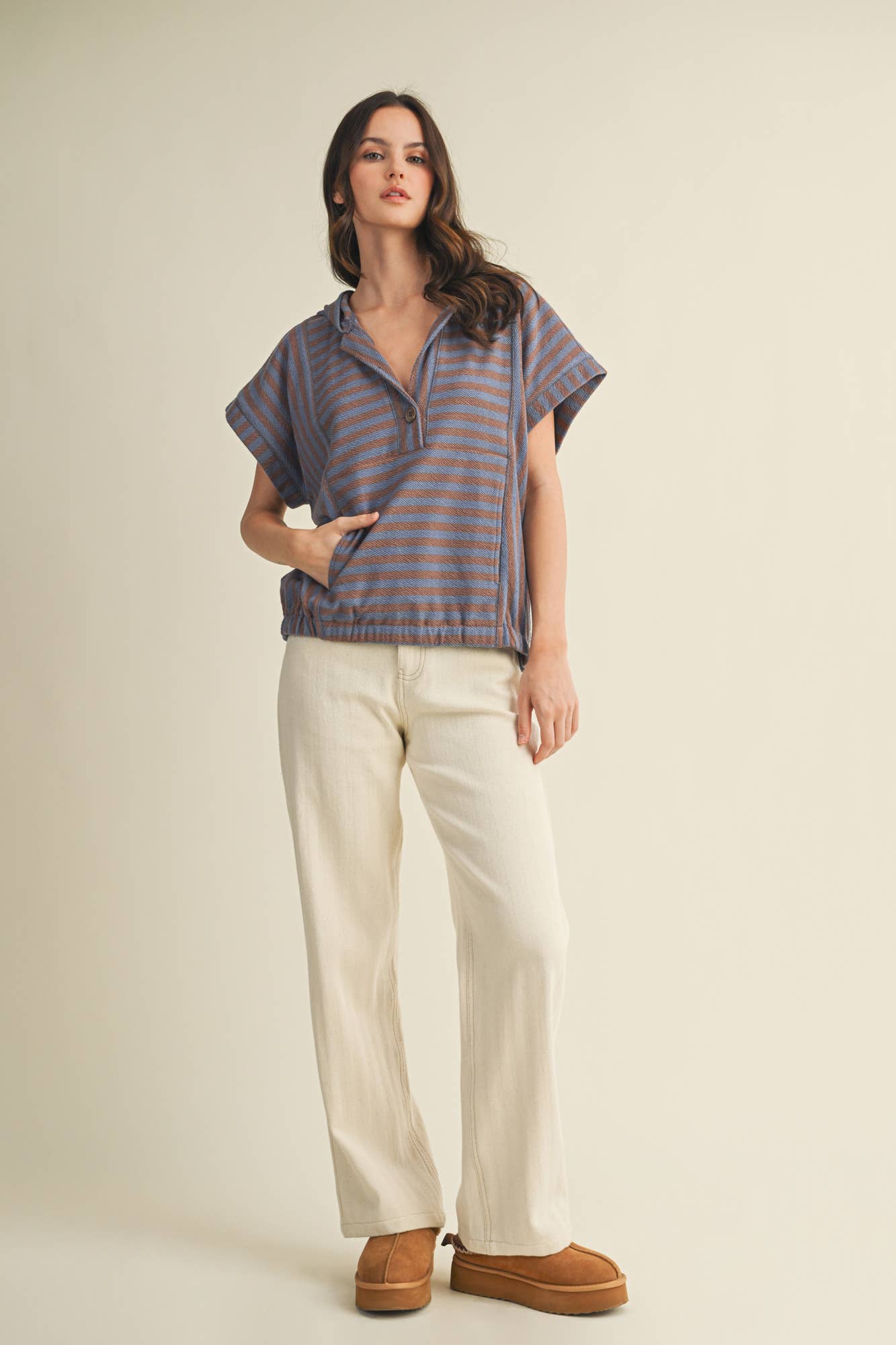 MUSTARD SEED STRAIGHT LEG PANTS