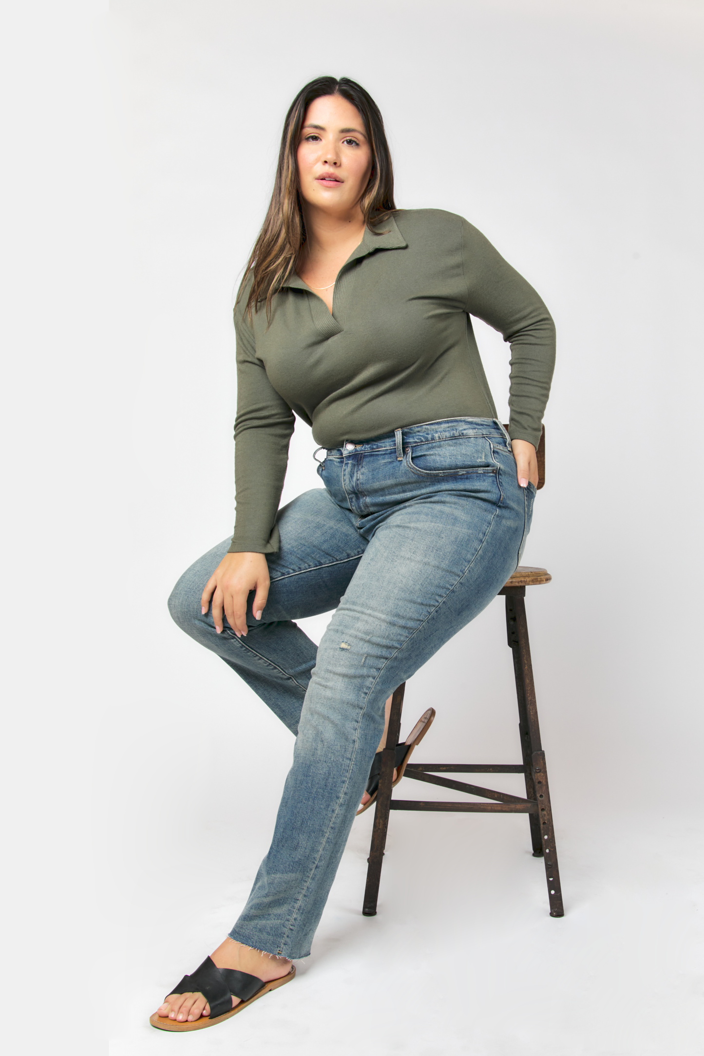 Oliver Logan Crosby Mid Rise Relaxed Taper Jean, 4 Year Vintage