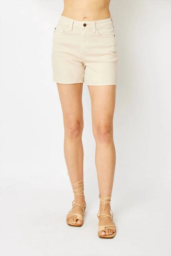 HW Embroidery Shorts -JudyBlue