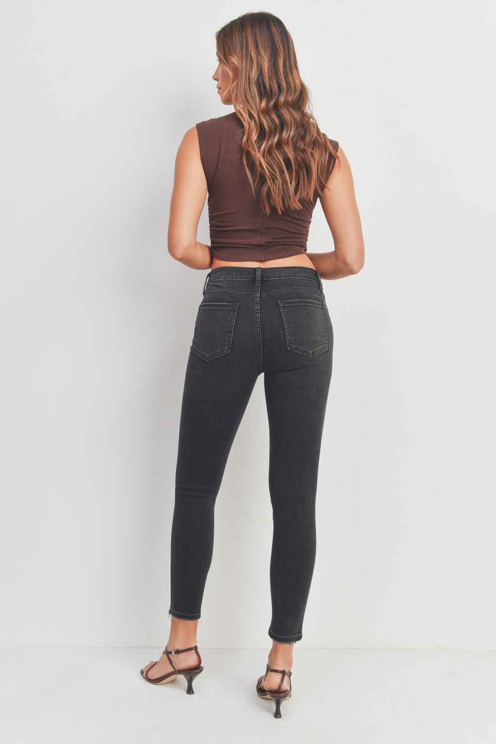 JBD WBLK - High Rise Ankle Skinny