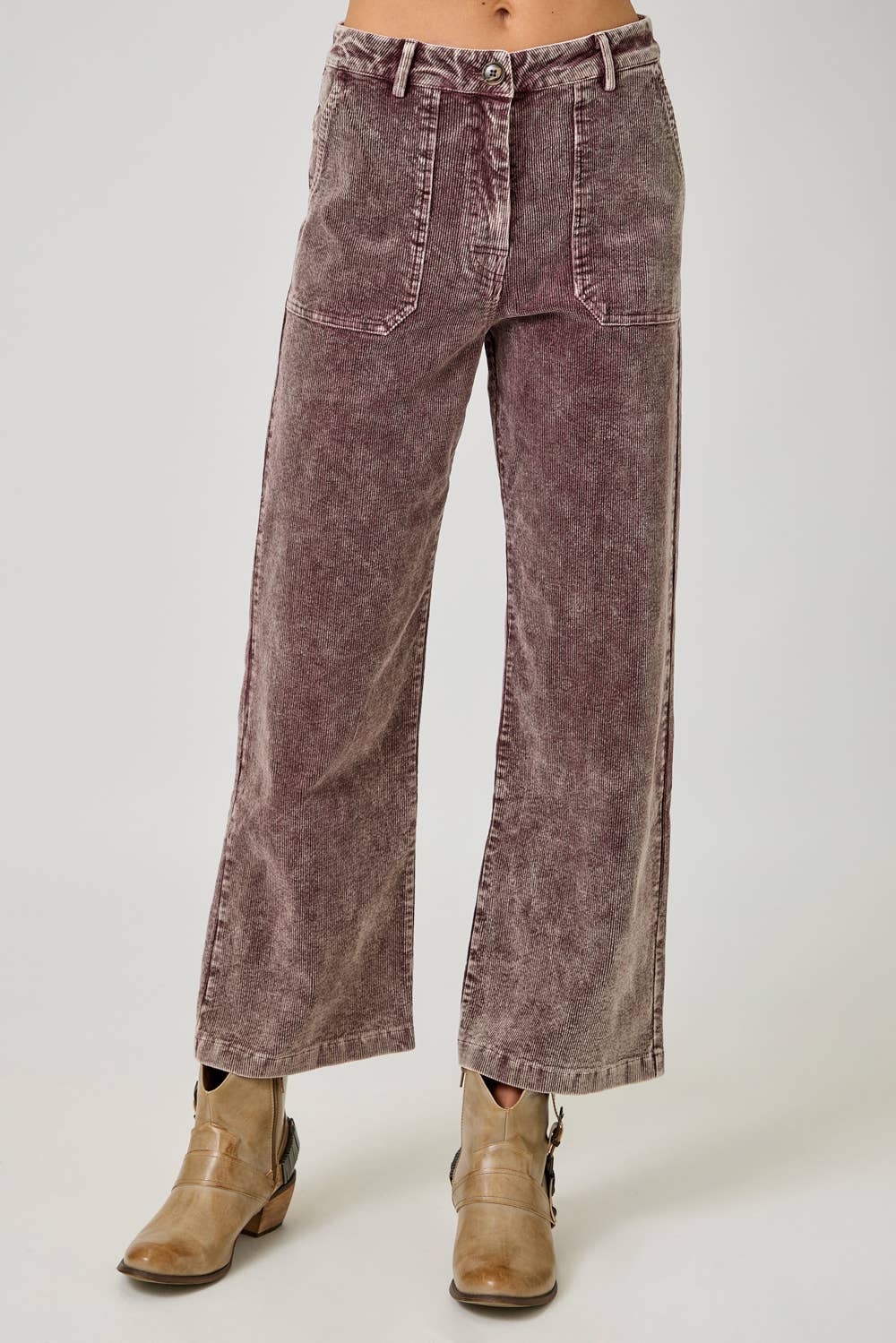 Mystree Washed Corduroy Trousers
