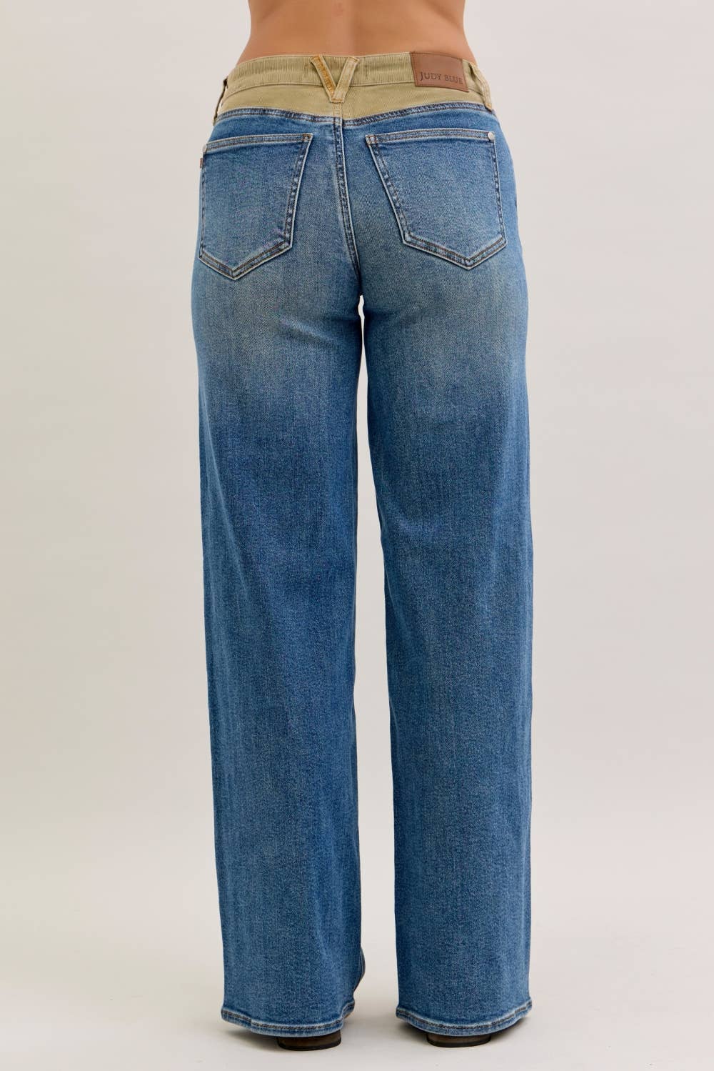 Judy Blue MR Column Straight With Corduroy Waist