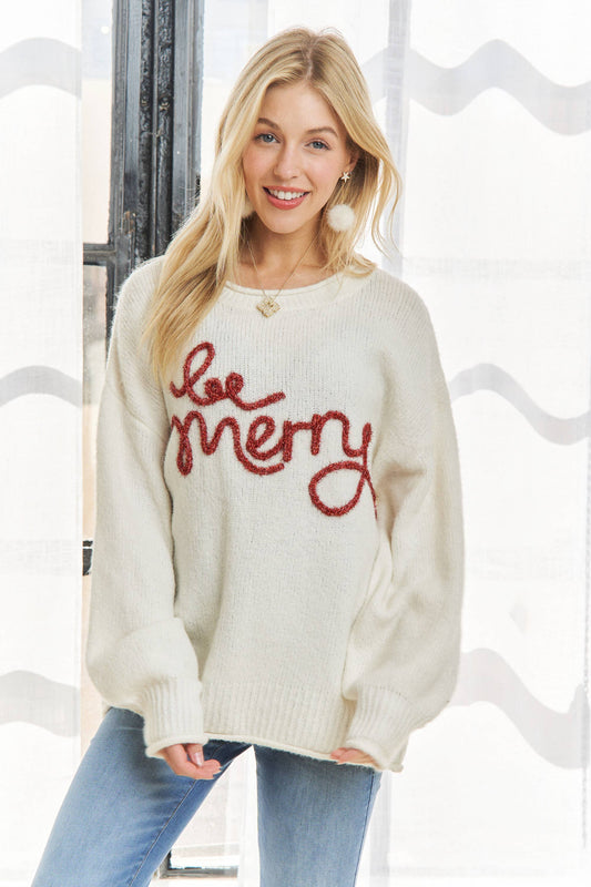 ADORA X-MAS DECOR ACCENT SWEATER