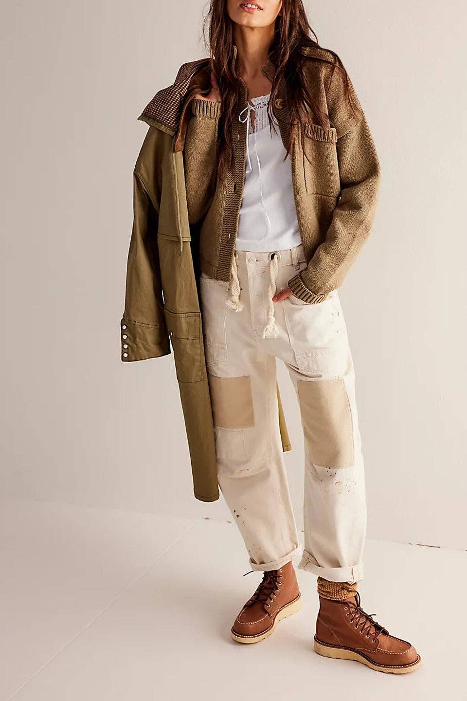 Stand Collar Button Cardigan DPC2626