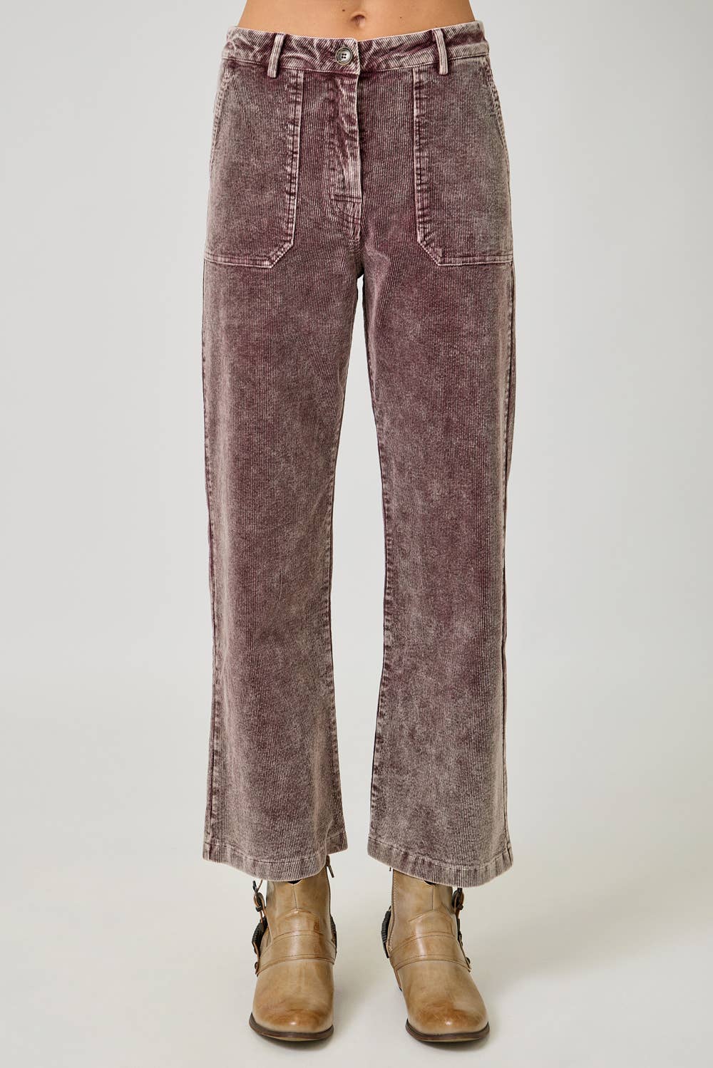 Mystree Washed Corduroy Trousers