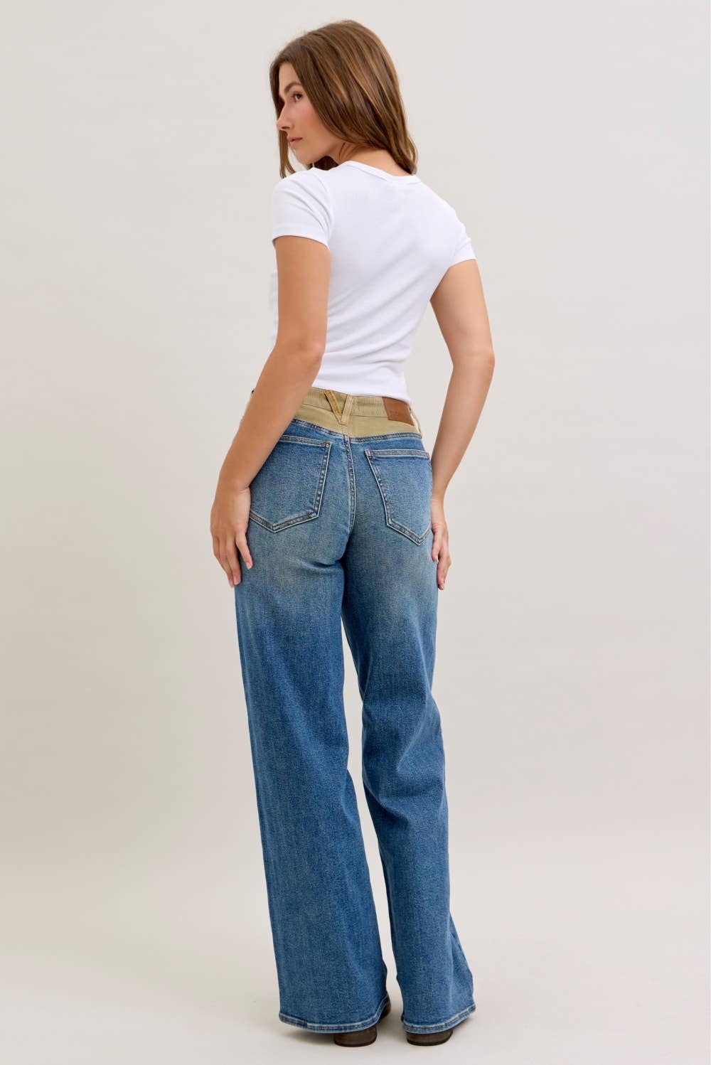 Judy Blue MR Column Straight With Corduroy Waist