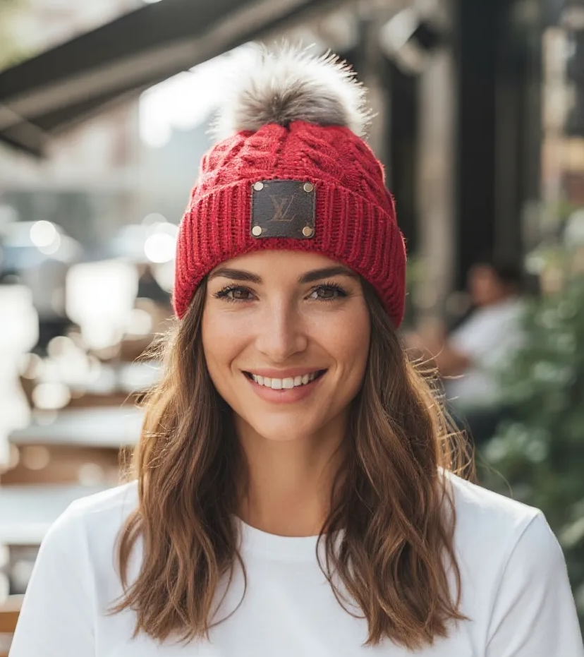 LV Red Beanie