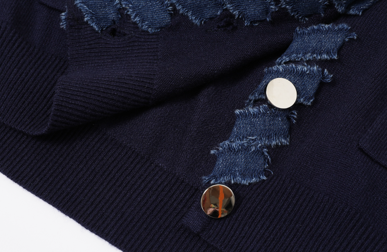 Rivir Softbound Denim Knit Jacket