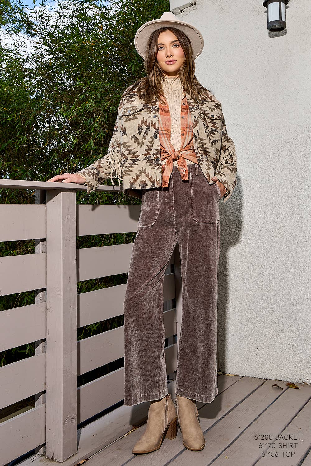 Mystree Washed Corduroy Trousers