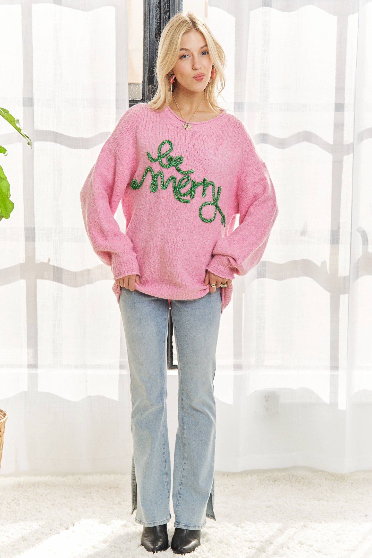 ADORA X-MAS DECOR ACCENT SWEATER