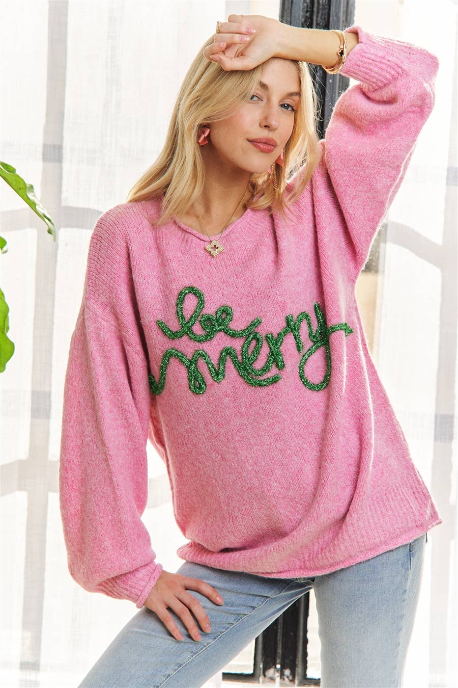 ADORA X-MAS DECOR ACCENT SWEATER