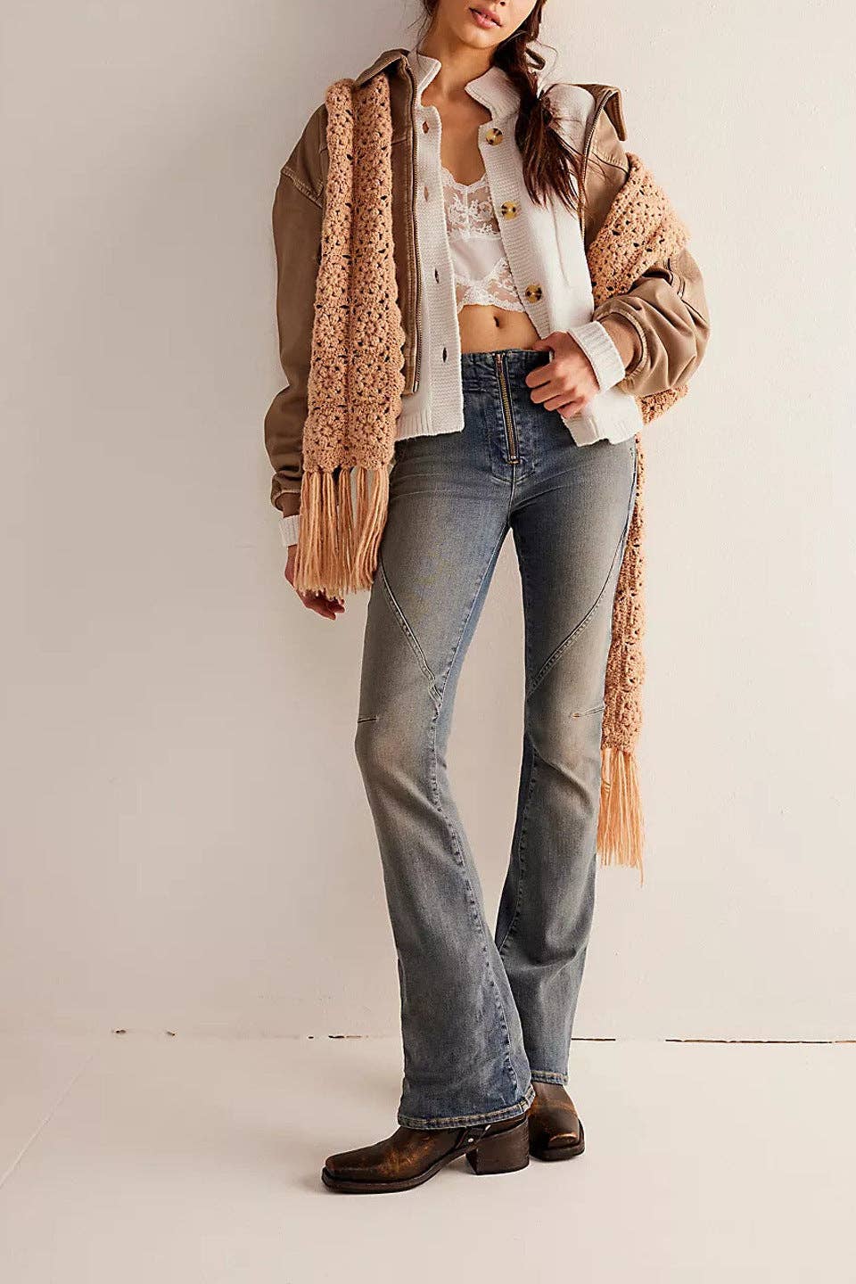 Stand Collar Button Cardigan DPC2626