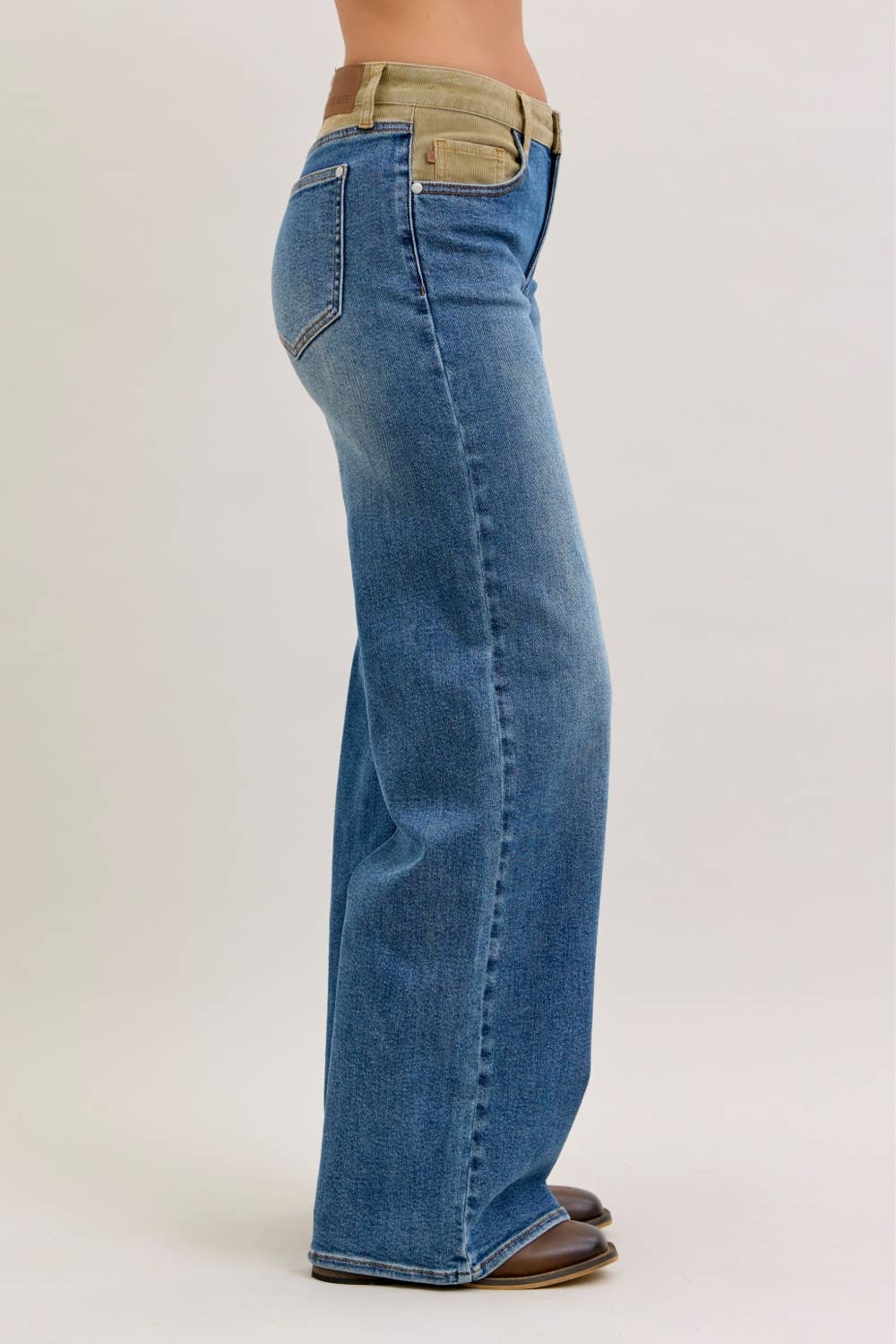 Judy Blue MR Column Straight With Corduroy Waist