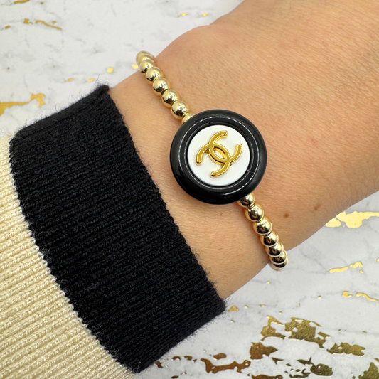 CC 14K GF 4mm Beaded Bracelet