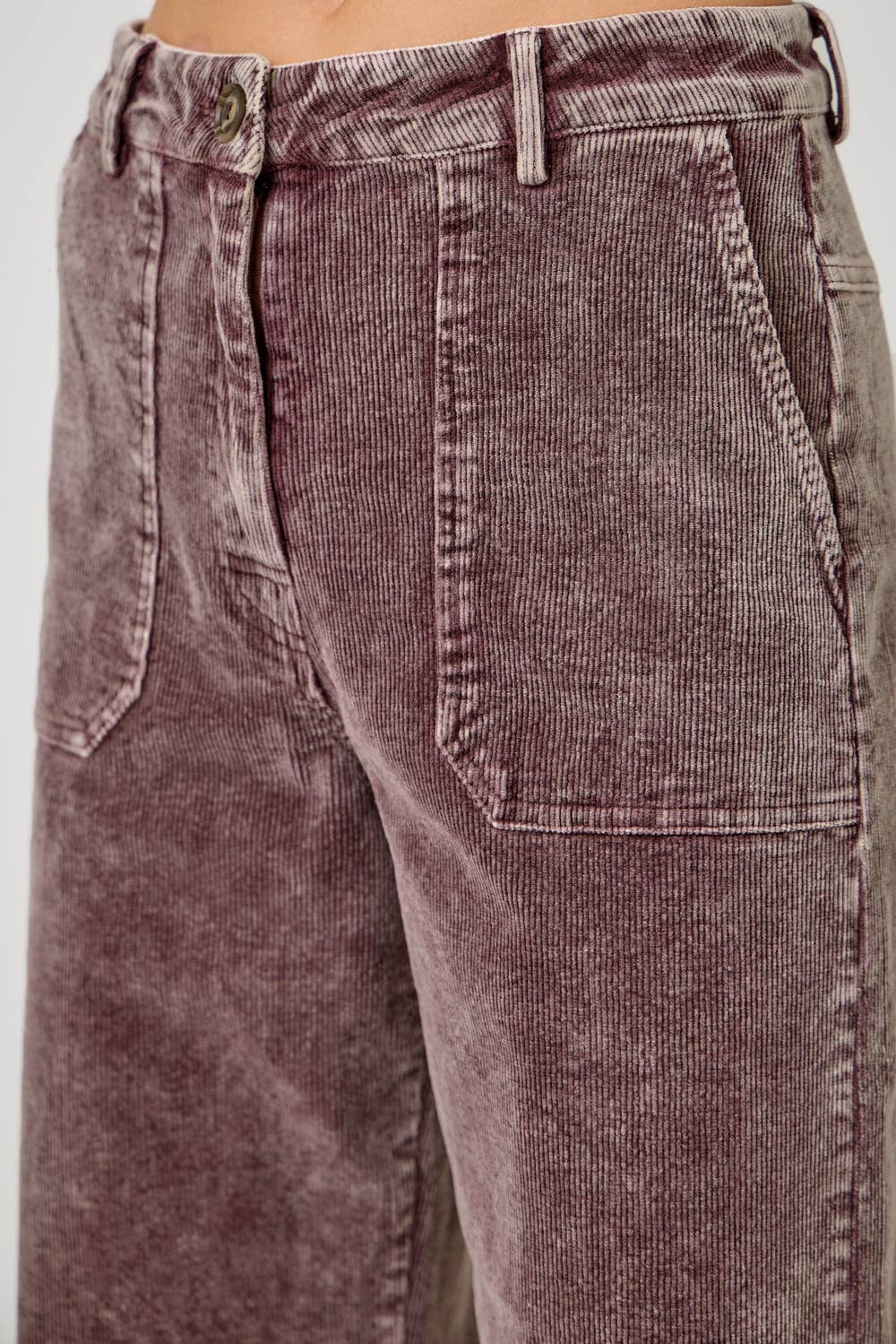 Mystree Washed Corduroy Trousers