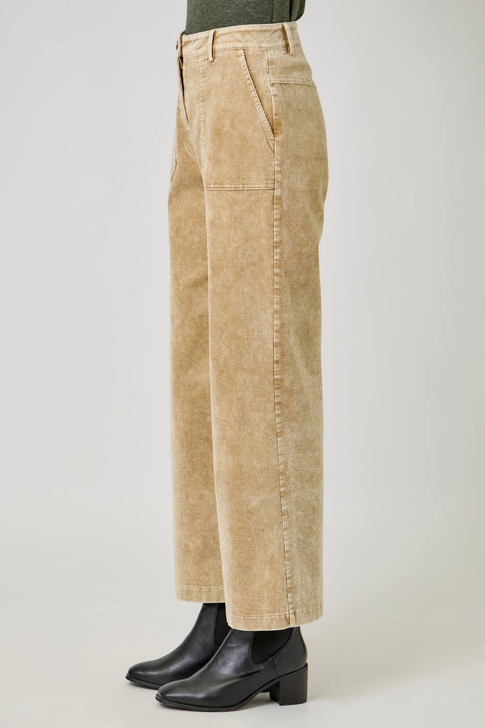 Mystree Washed Corduroy Trousers