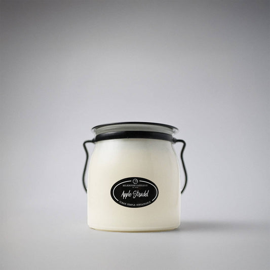 16 oz Butter Jar Candle: Apple Strudel