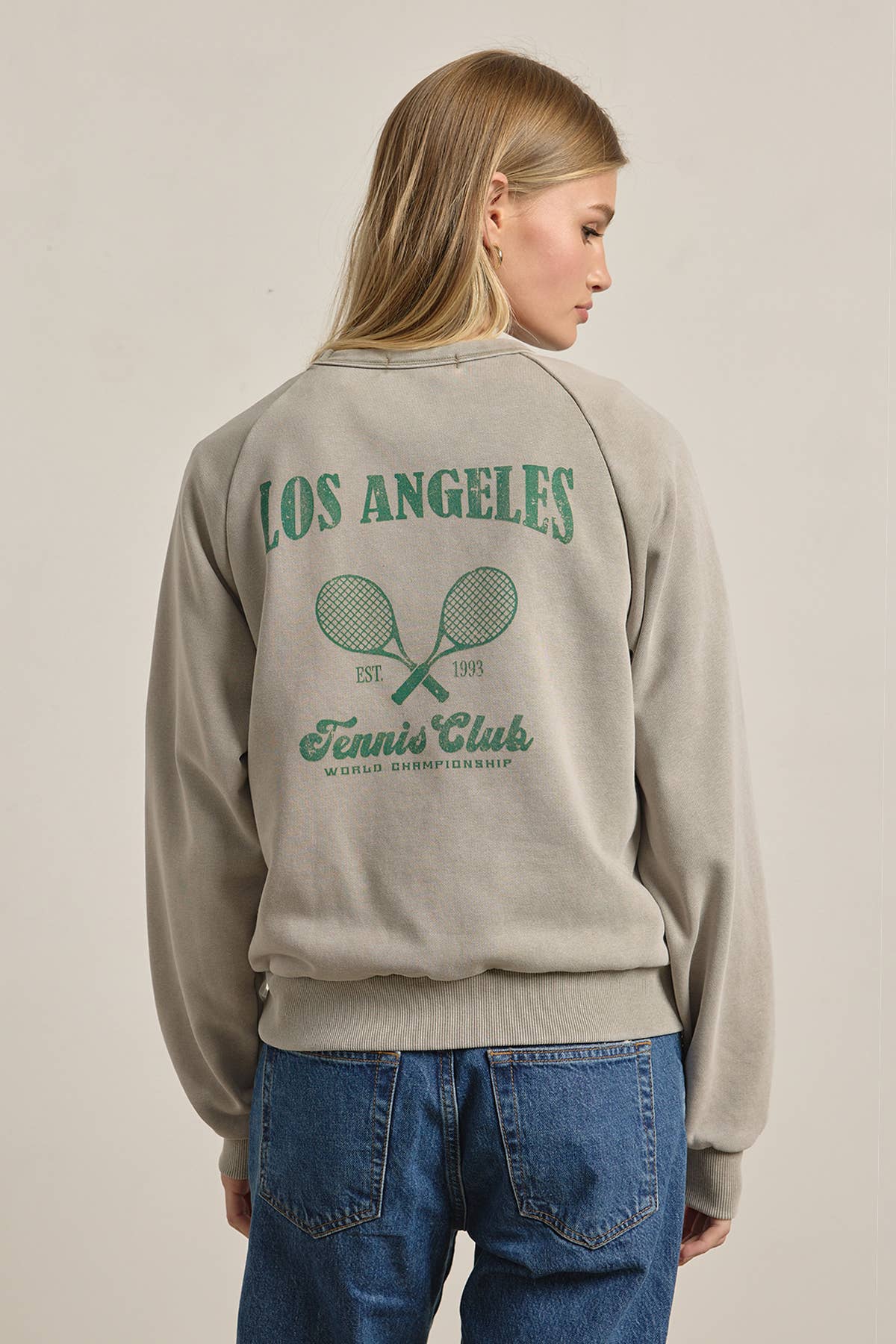 Los Angeles Tennis Club Graphic Sweatshirt By Raisonnel