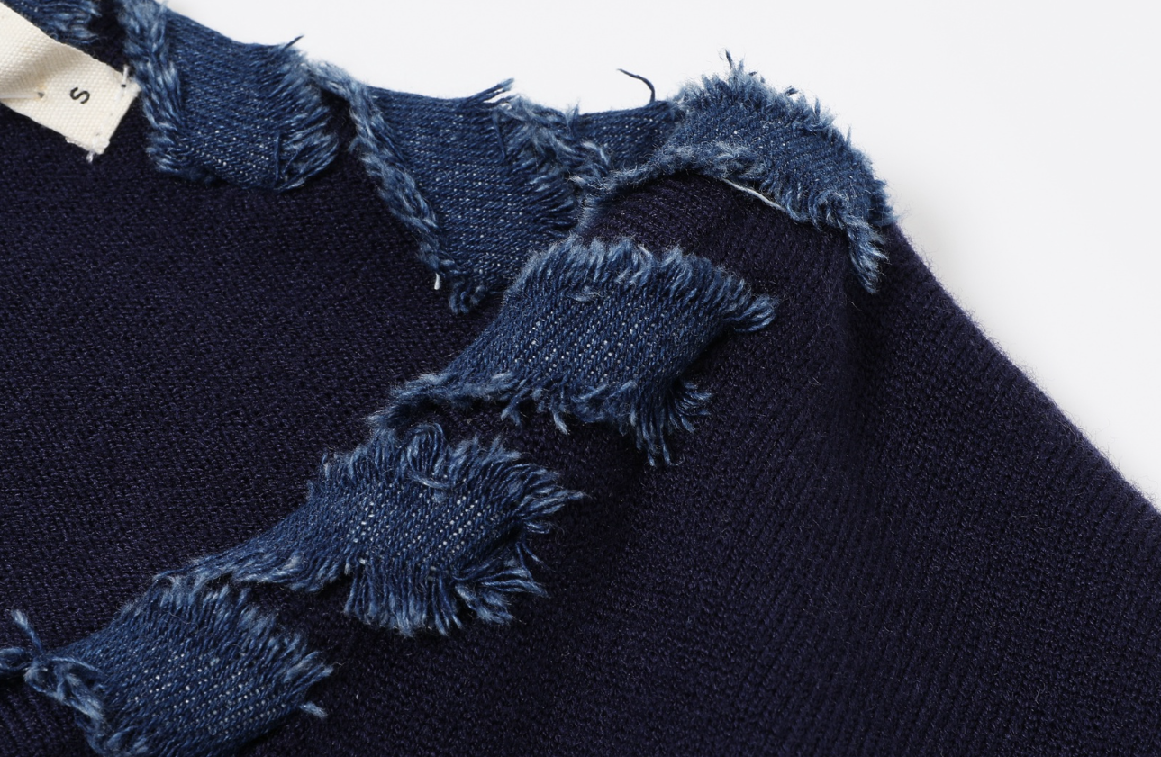 Rivir Softbound Denim Knit Jacket