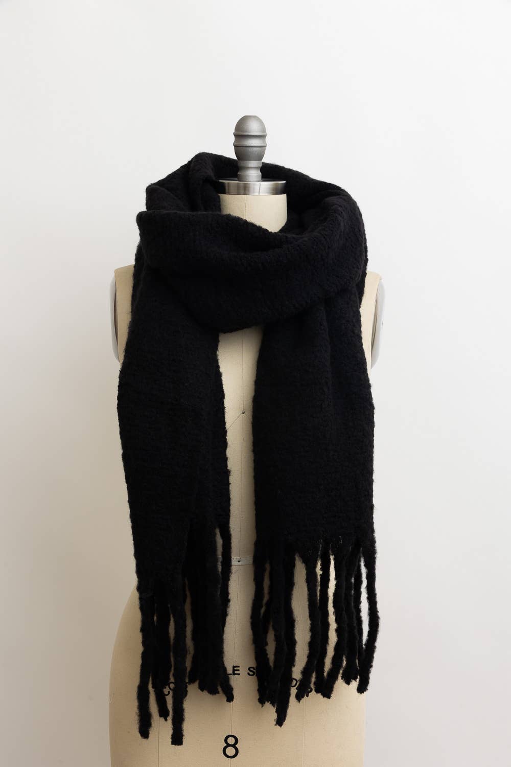 Knit Scarf with Tassels - Classical Bestseller!