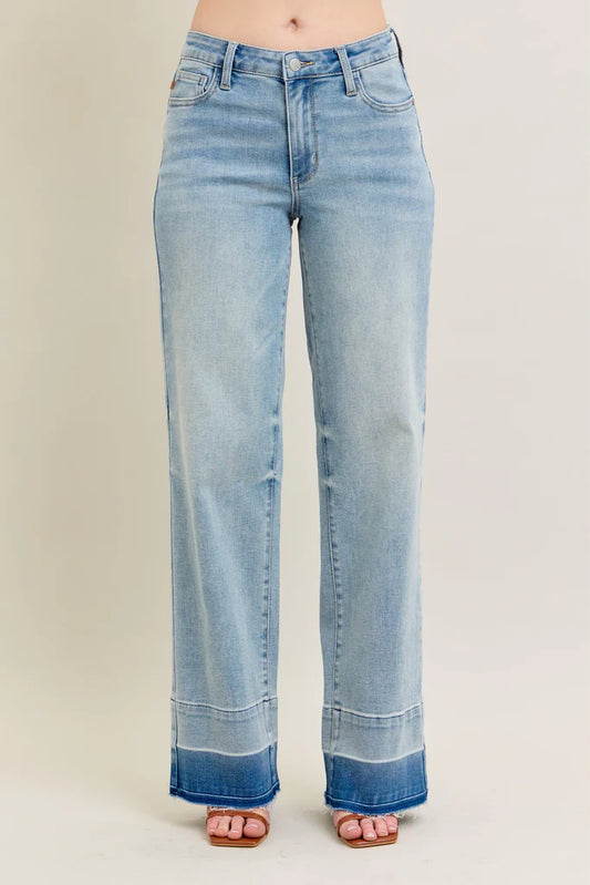 Judy Blue MR Release Hem Wide Jean 88935REG