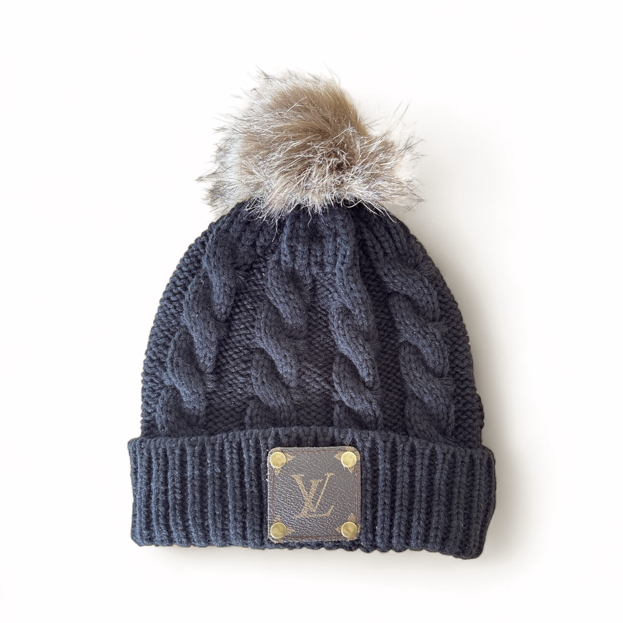 LV Black Beanie
