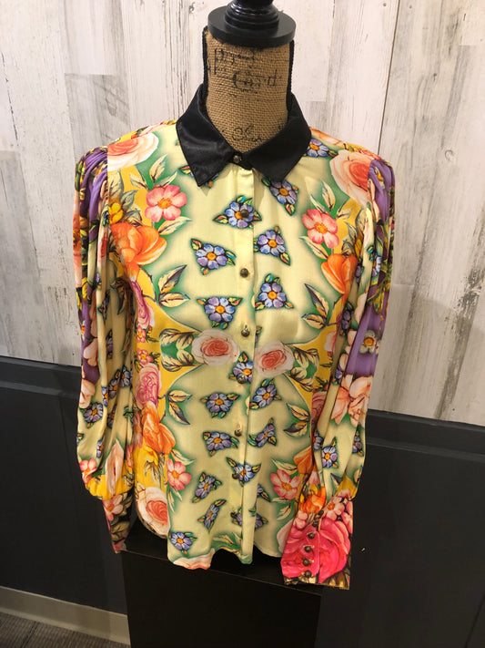 Aratta Long Sleeve Blouse Golden Night