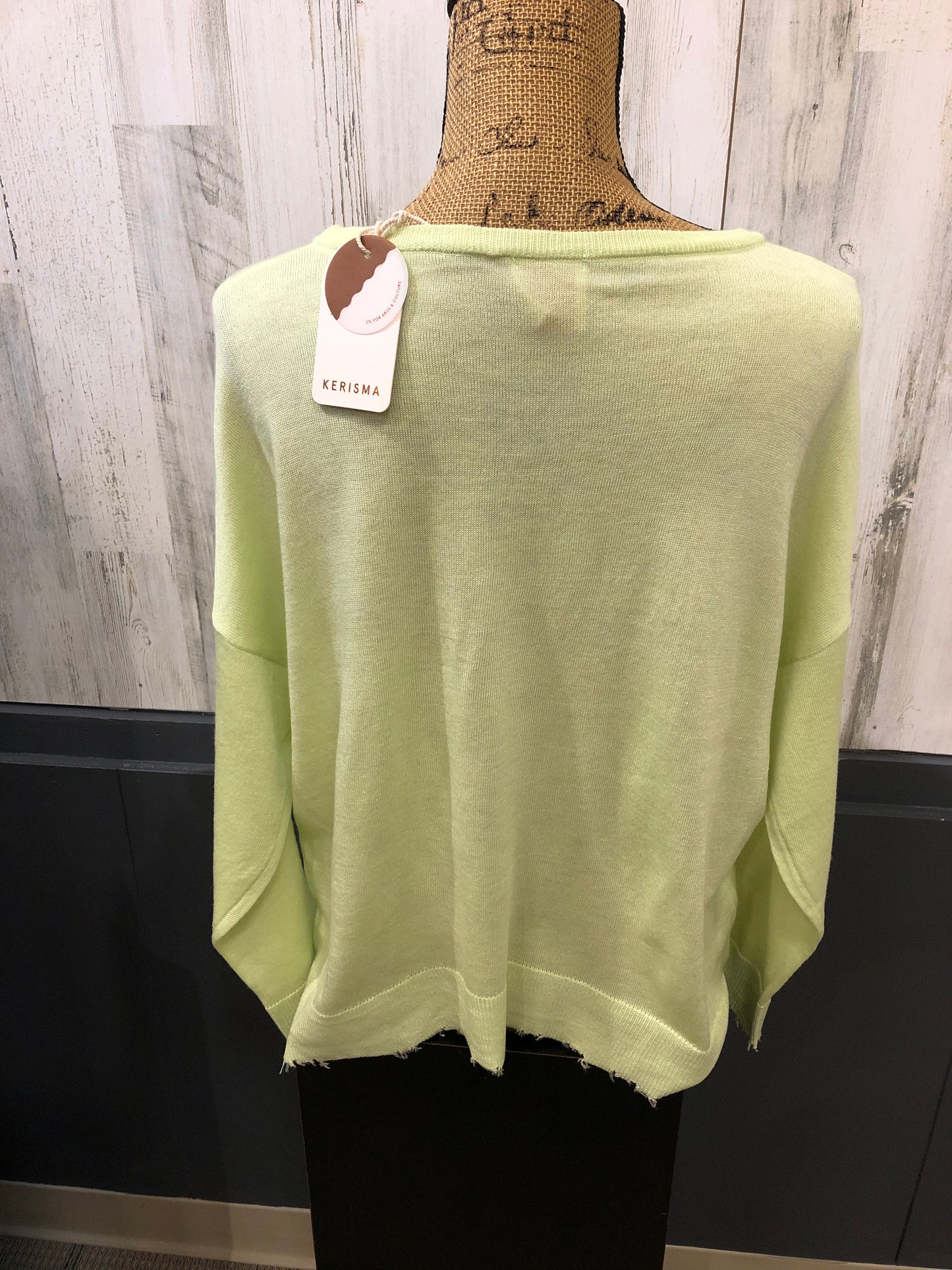 Kerisma Lawson Knit Top M3304 Pale Lime