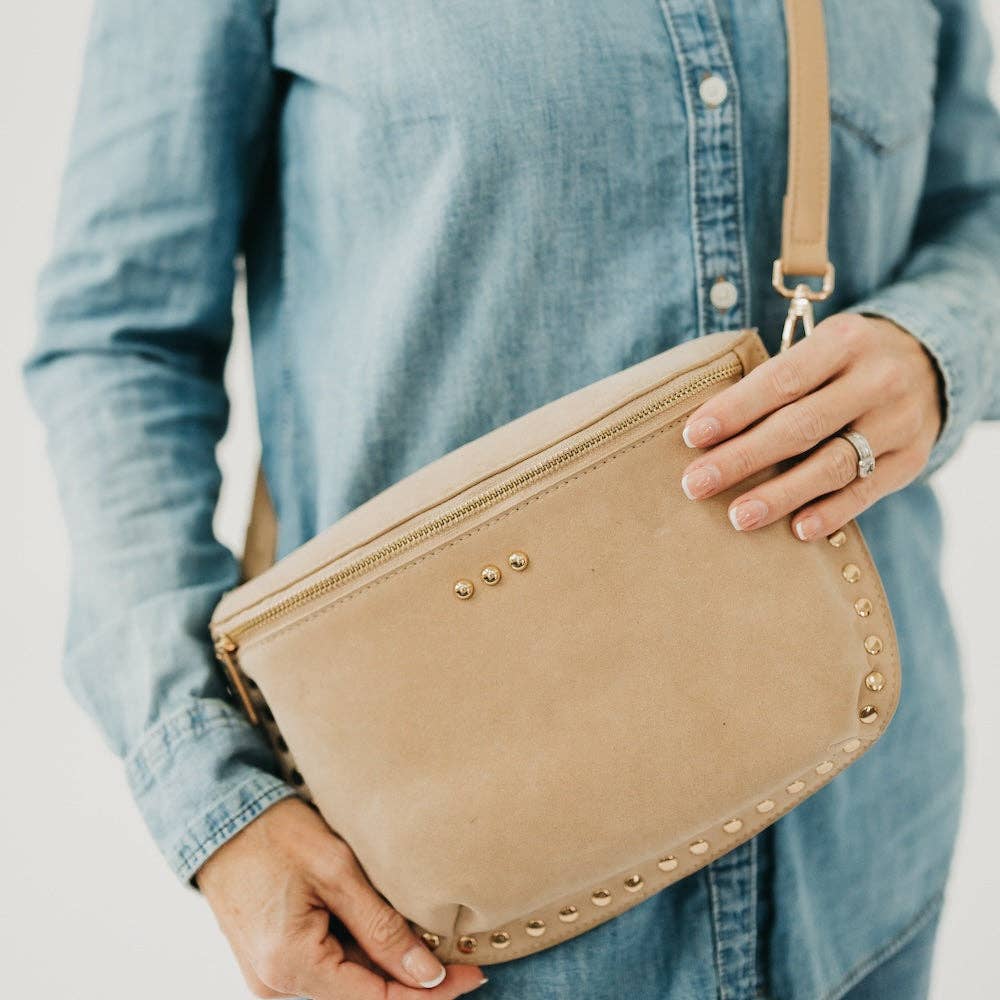 Pretty Simple Sabrina Studded Suede Bum Bag