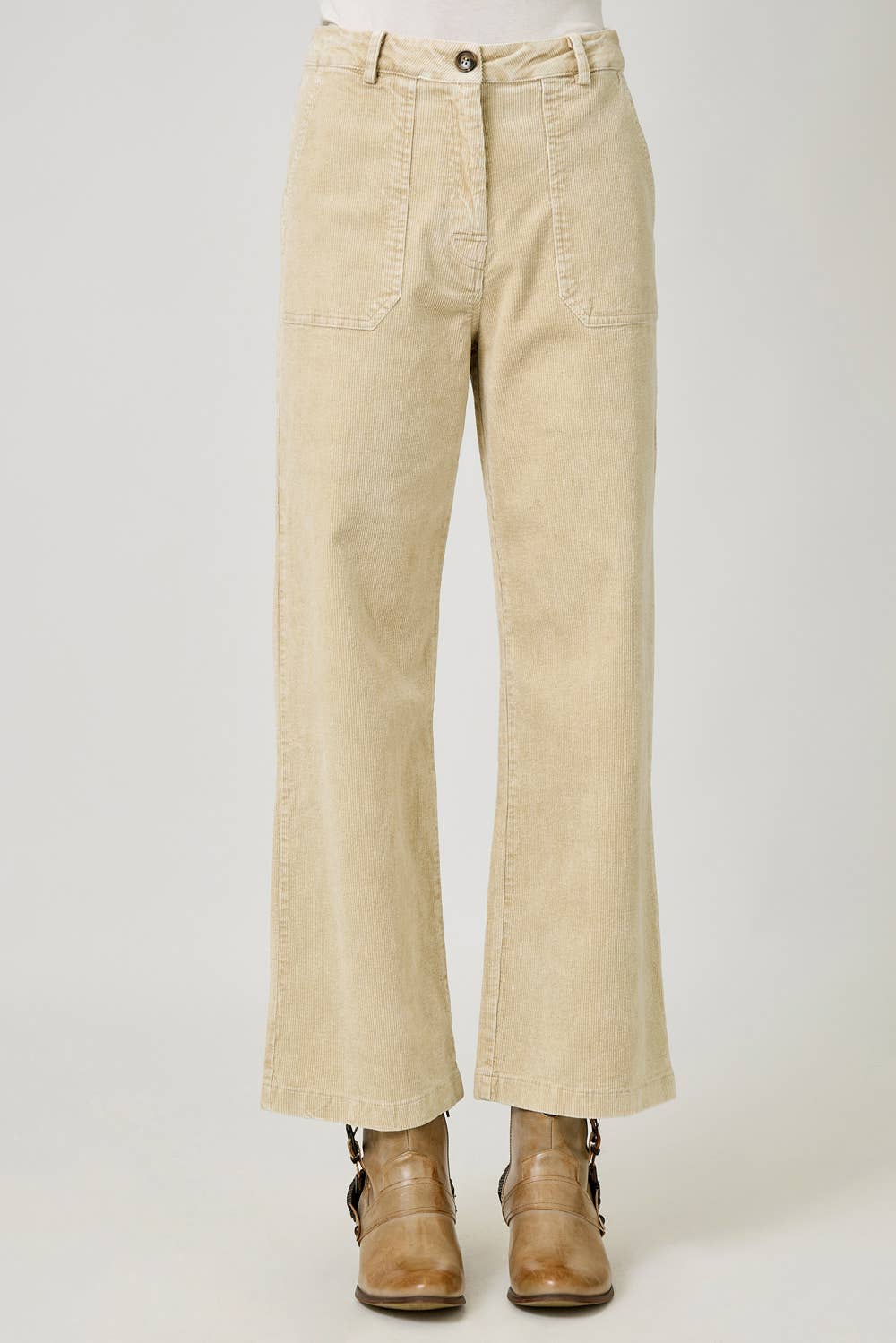 Mystree Washed Corduroy Trousers