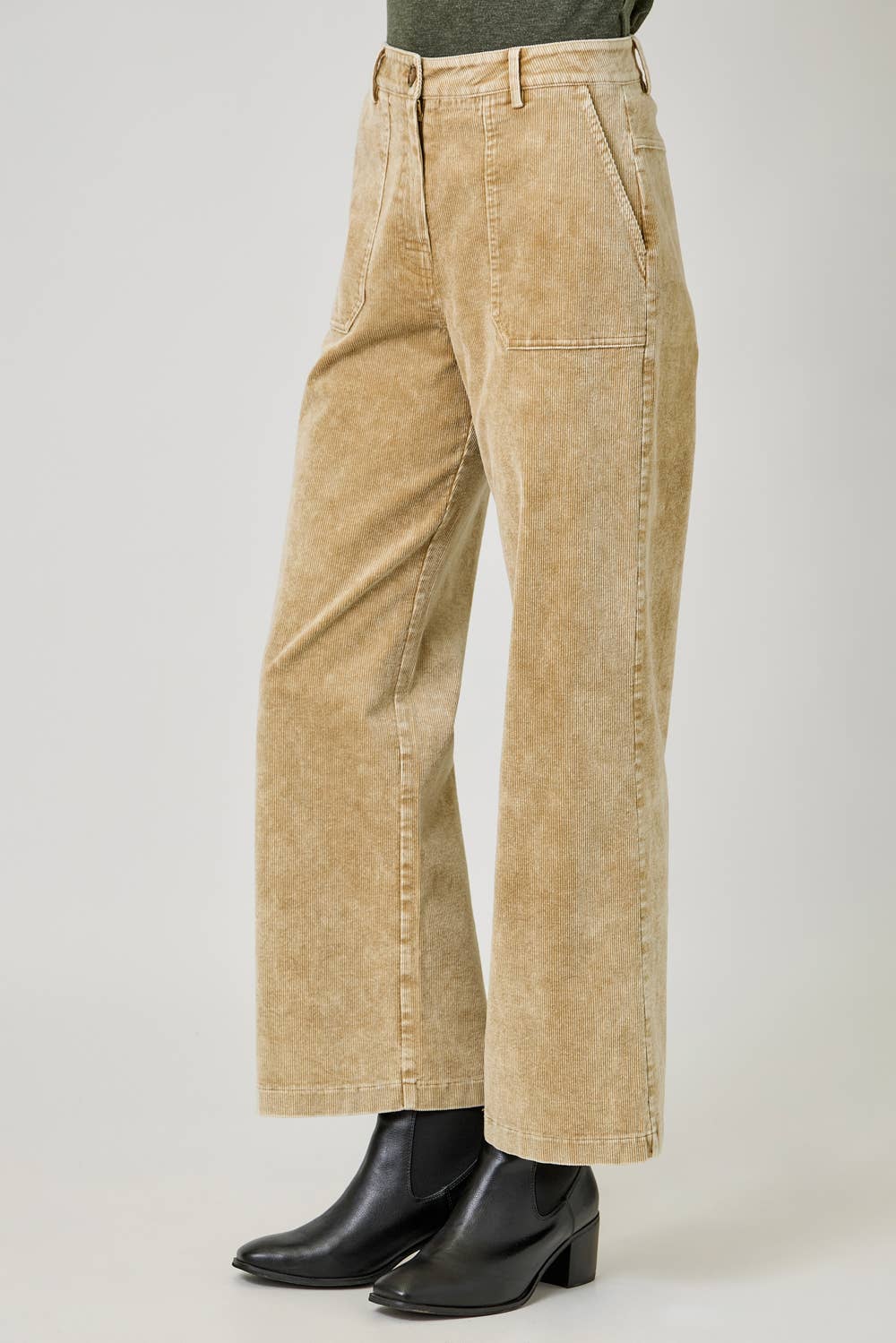 Mystree Washed Corduroy Trousers