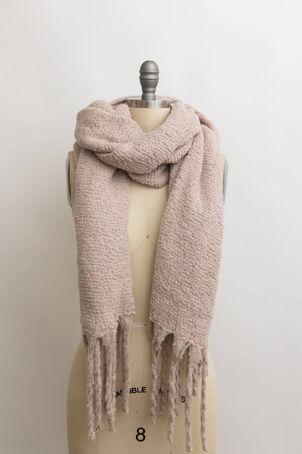 Knit Scarf with Tassels - Classical Bestseller!