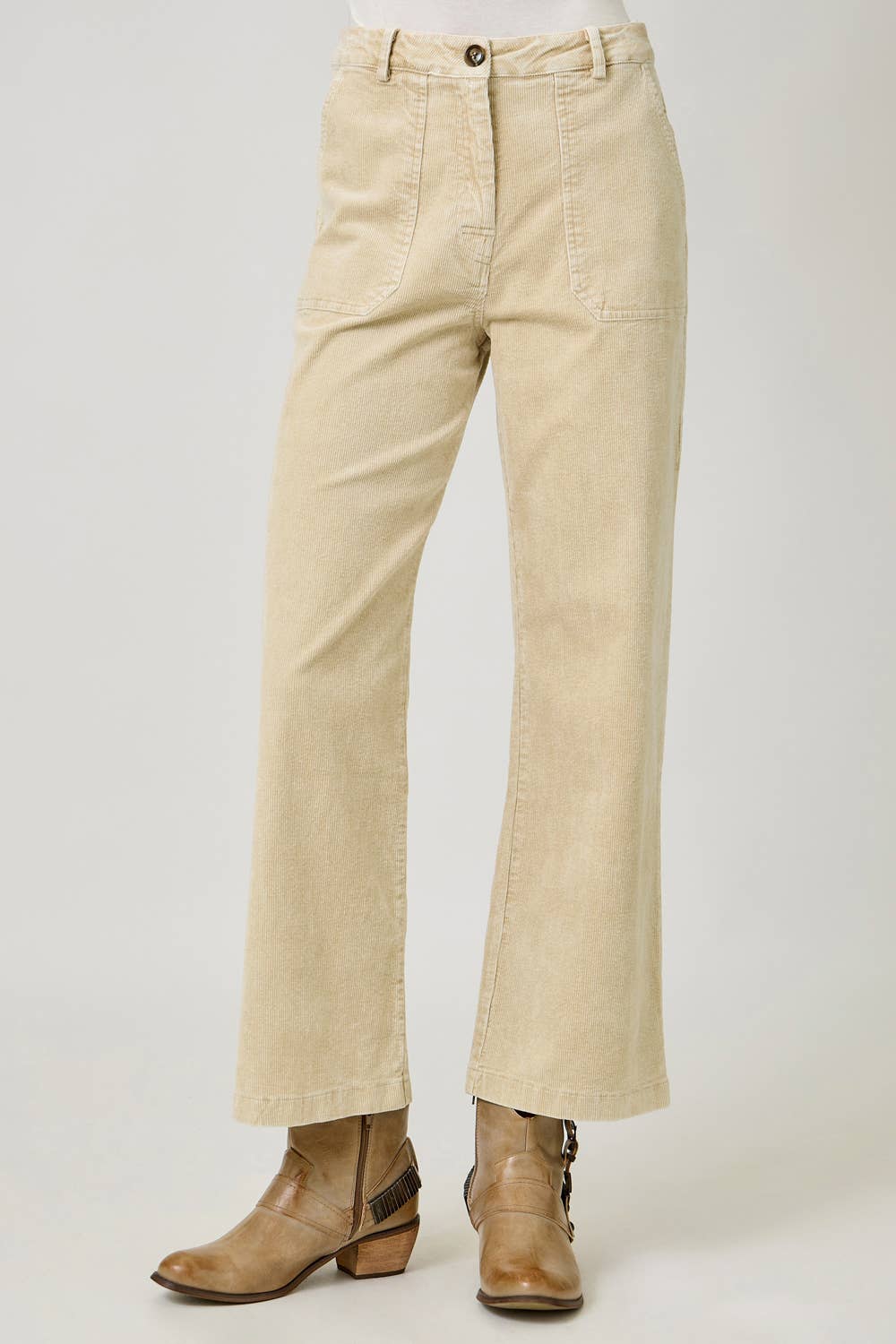 Mystree Washed Corduroy Trousers