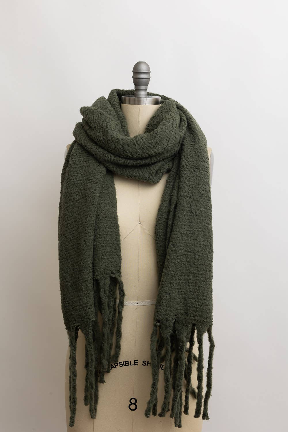 Knit Scarf with Tassels - Classical Bestseller!