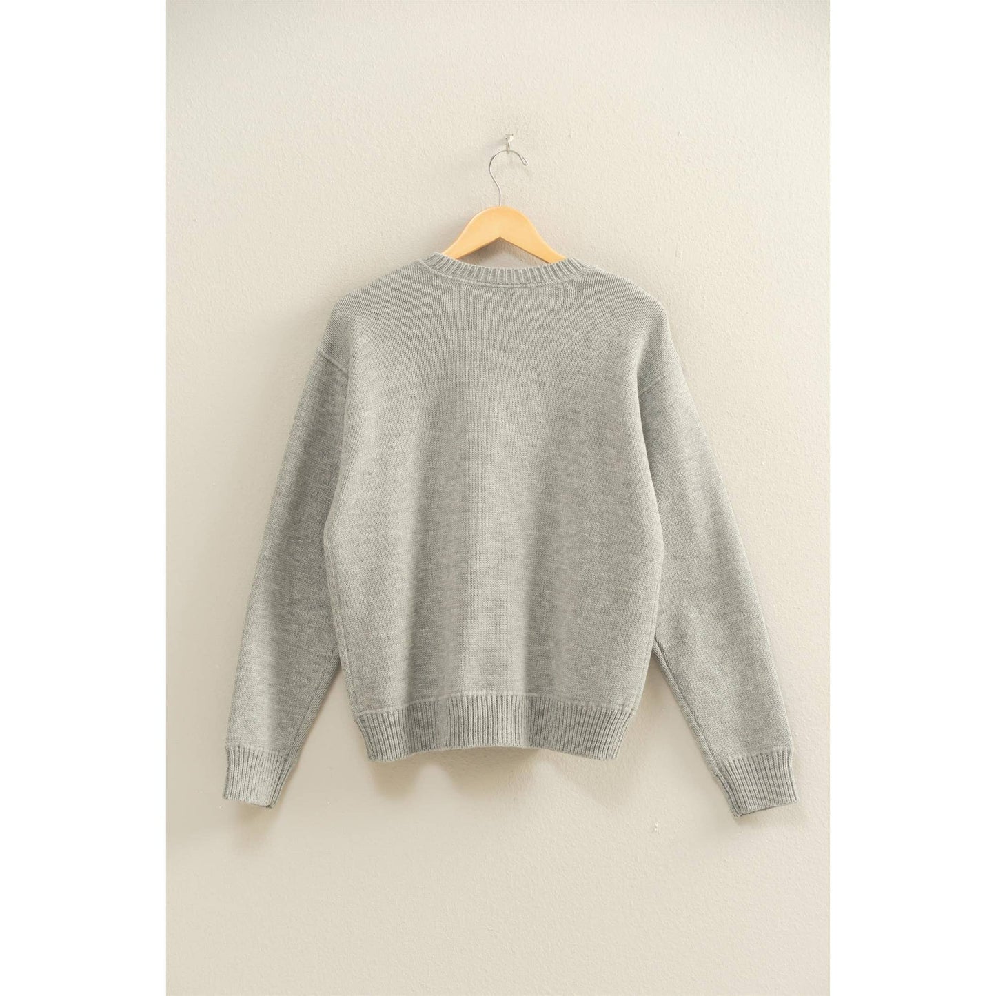 Hyfve Black Crew Neck Sweater