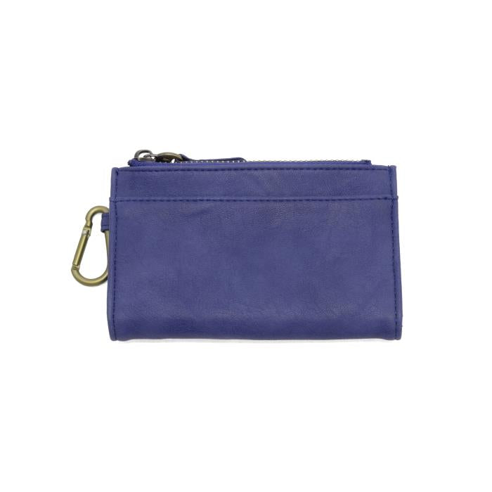 Joy Susan Bobbie Bifold Wallet with Carabiner Cobalt L8213-97